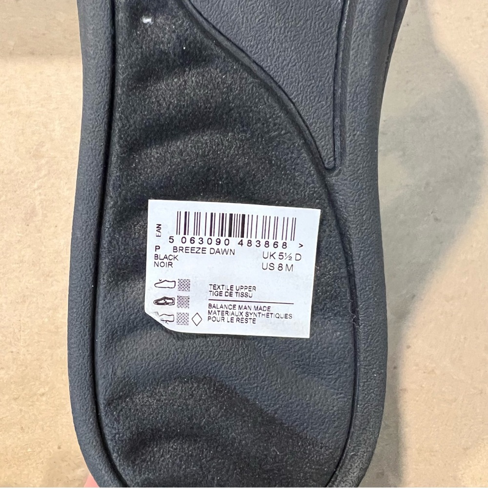 Clark’s Cloudsteppers NEW Breeze Dawn Black Slip ons - Picture 7 of 8